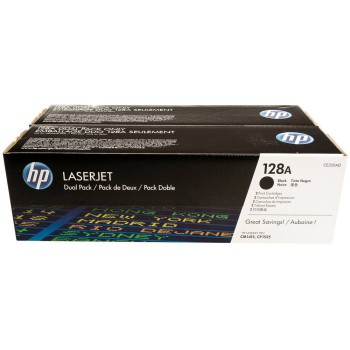 HP Toner 128AD Black Twin Pack  CE320AD