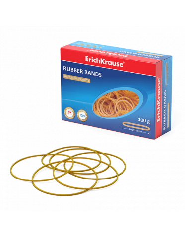 ERICHKRAUSE RUBBER BANDS 60mm, 100% CREPE (BOX 100gr) 16401