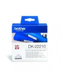 BROTHER CONTINUOUS PAPER TAPE WHITE 29MM DK-22210