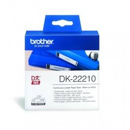 BROTHER CONTINUOUS PAPER TAPE WHITE 29MM DK-22210