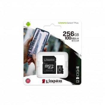 KINGSTON MicroSDHC Canvas Select Plus 256GB Memory Card + Adapter SDCS2/256GB