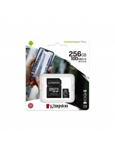 KINGSTON MicroSDHC Canvas Select Plus 256GB Memory Card + Adapter SDCS2/256GB KINGSTON MicroSDHC Canvas Select Plus 256GB Memory Card + Adapter SDCS2/256GB