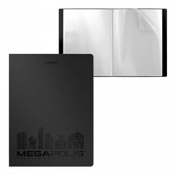 ERICHKRAUSE DISPLAY BOOK MEGAPOLIS 40 POCKETS A4 BLACK 45990 ERICHKRAUSE DISPLAY BOOK MEGAPOLIS 40 POCKETS A4 BLACK 45990