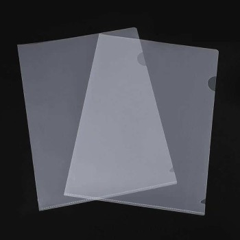 CLASS PVC FOLDER A4 L-SHAPE (GONIA) CLEAR SOFT  0.11MM 10 PCS L11-100