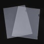 CLASS PVC FOLDER A4 L-SHAPE (GONIA) CLEAR SOFT  0.11MM 10 PCS L11-100