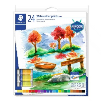 STAEDTLER WARERCOLOUR PAINT 24PCS STD8880 C24 STAEDTLER WARERCOLOUR PAINT 24PCS STD8880 C24