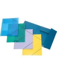 B/R PP ELASTIC FOLDER 25X35 YELLOW TRANPARENT BR83011