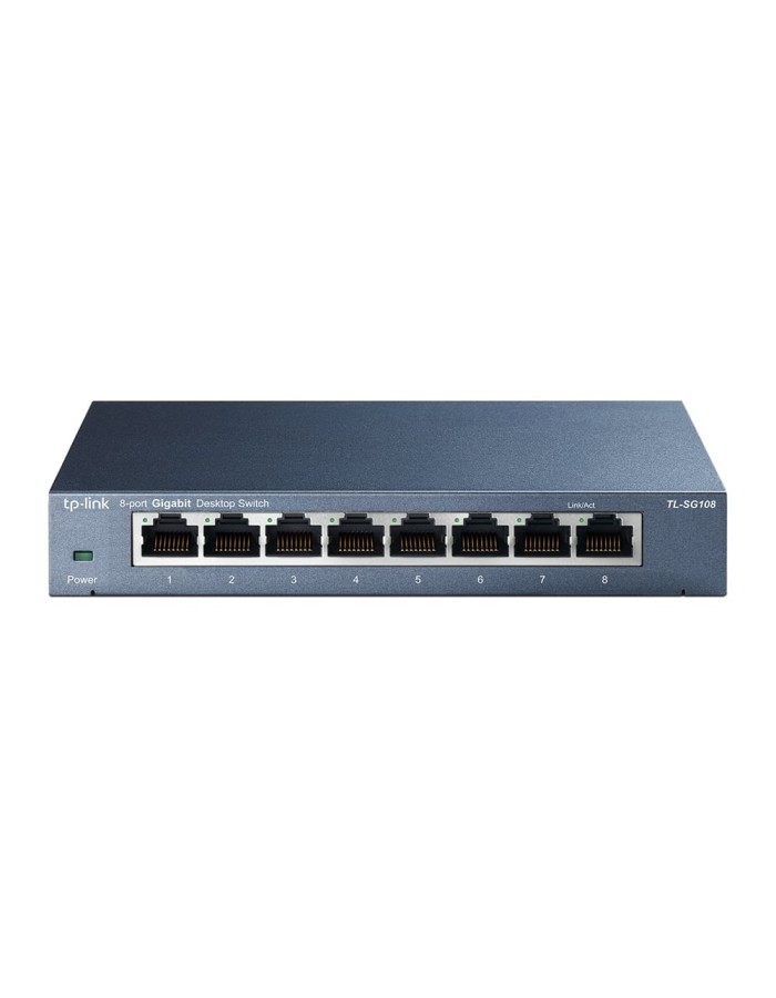 TP-LINK SWITCH 8PORTS GIGABIT LAN PORTS, UNMANAGED, STEEL CASE, DESKTOP, UK PLUG TP-LINK SWITCH 8PORTS GIGABIT LAN PORTS, UNMANAGED, STEEL CASE, DESKTOP, UK PLUG