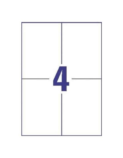 TTO WHITE ECONOMY LABELS 105X148MM 105148 TTO WHITE ECONOMY LABELS 105X148MM 105148