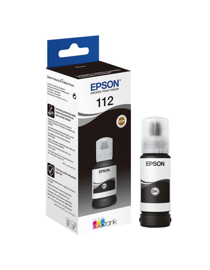 EPSON INK BOTTLE BLACK 112  C13T06C14A