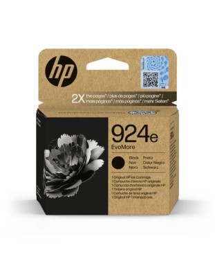 HP INK CARTRIDGE EvoMore 924e BLACK XL 4K0V0NE