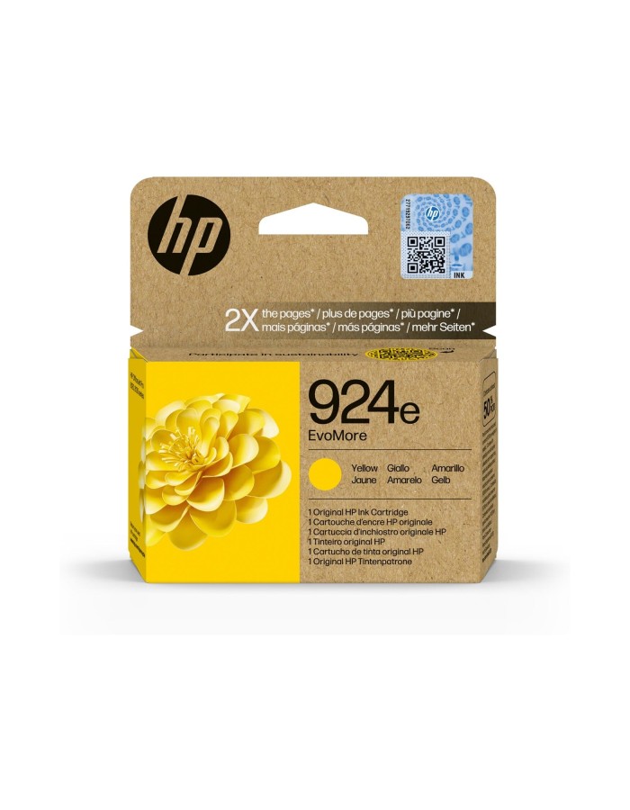 HP INK CARTRIDGE EvoMore 924e YELLOW XL 4K0U9NE