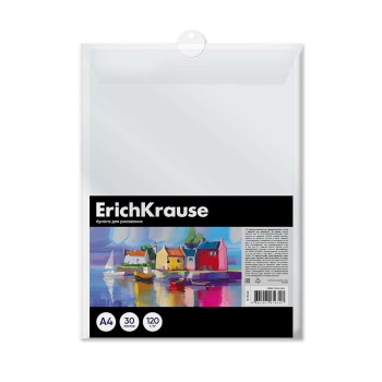 ERICHKRAUSE DRAWING PAPER IN PLASTIC FOLDER ART SPIRIT A4 30 SHEETS 120GSM 61634
