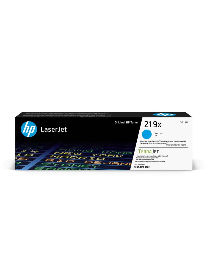 HP Toner 219X  W2191X CYAN