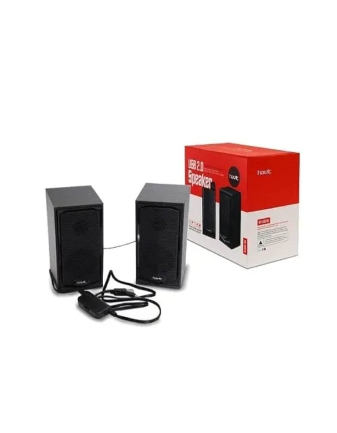HAVIT USB SPEAKERS 6W BLACK WOOD HV-SK518