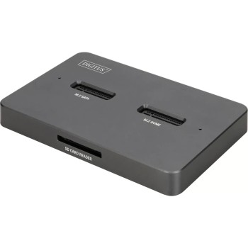 DIGITUS M.2 NVMe + M.2 SATA SSD Docking Station SD-Express USB-C DA-71546 DIGITUS M.2 NVMe + M.2 SATA SSD Docking Station SD-Express USB-C DA-71546