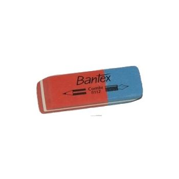 BANTEX ERASER RED/BLUE 8112 BANTEX ERASER RED/BLUE 8112