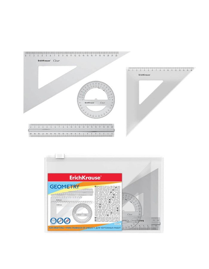 ERICHKRAUSE LARGE GEOMETRY SET CLEAR  52976