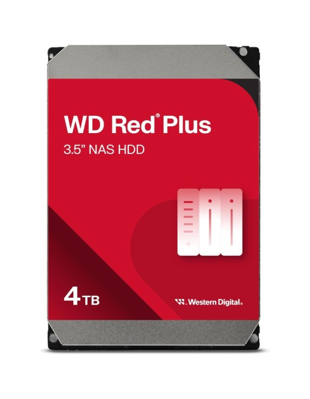 WESTERN DIGITAL HDD 4TB 3.5" SATA RED PLUS WD40EFZZ WESTERN DIGITAL HDD 4TB 3.5" SATA RED PLUS WD40EFZZ