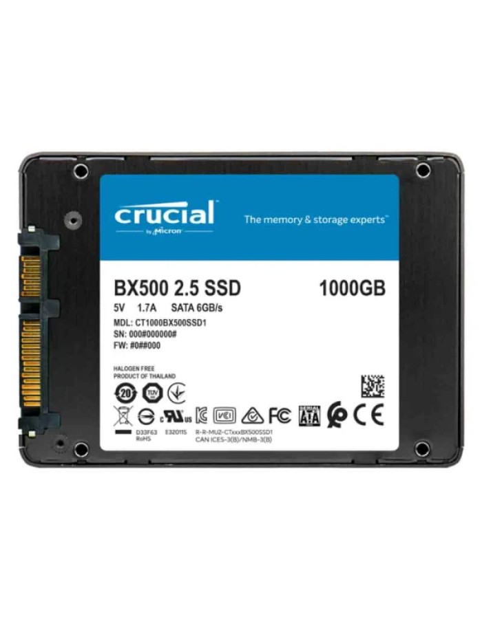 CRUCIAL SSD 1TB BX500  540/500 CT1000BX500SSD1