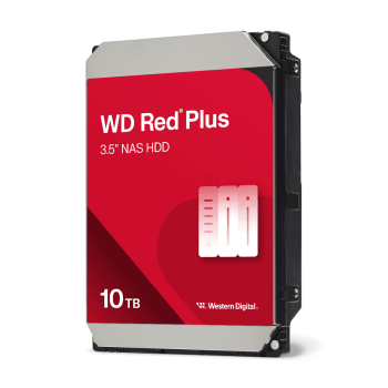 WESTERN DIGITAL HDD 10TB SATA 3.5'' RED PLUS 512MB/7200RPM  WD100EFGX