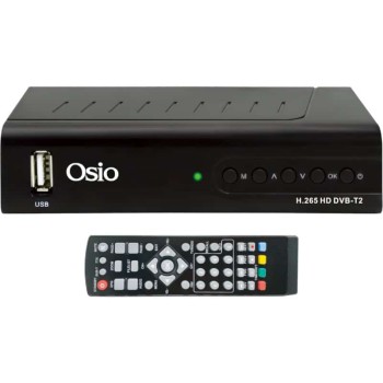 OSIO DIGITAL RECEIVER H.265/HD/DVB-T2/HDMI/USB2.0
