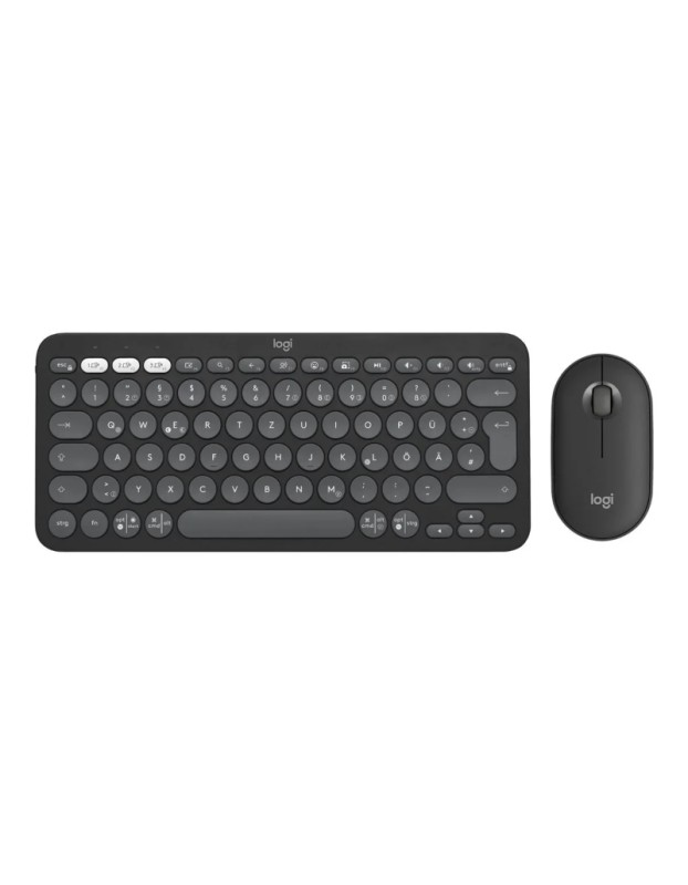 LOGITECH WIRELESS KEYBOARD & MOUSE PEBBLE 2 GRAPHITE 920-012239 LOGITECH WIRELESS KEYBOARD & MOUSE PEBBLE 2 GRAPHITE 920-012239