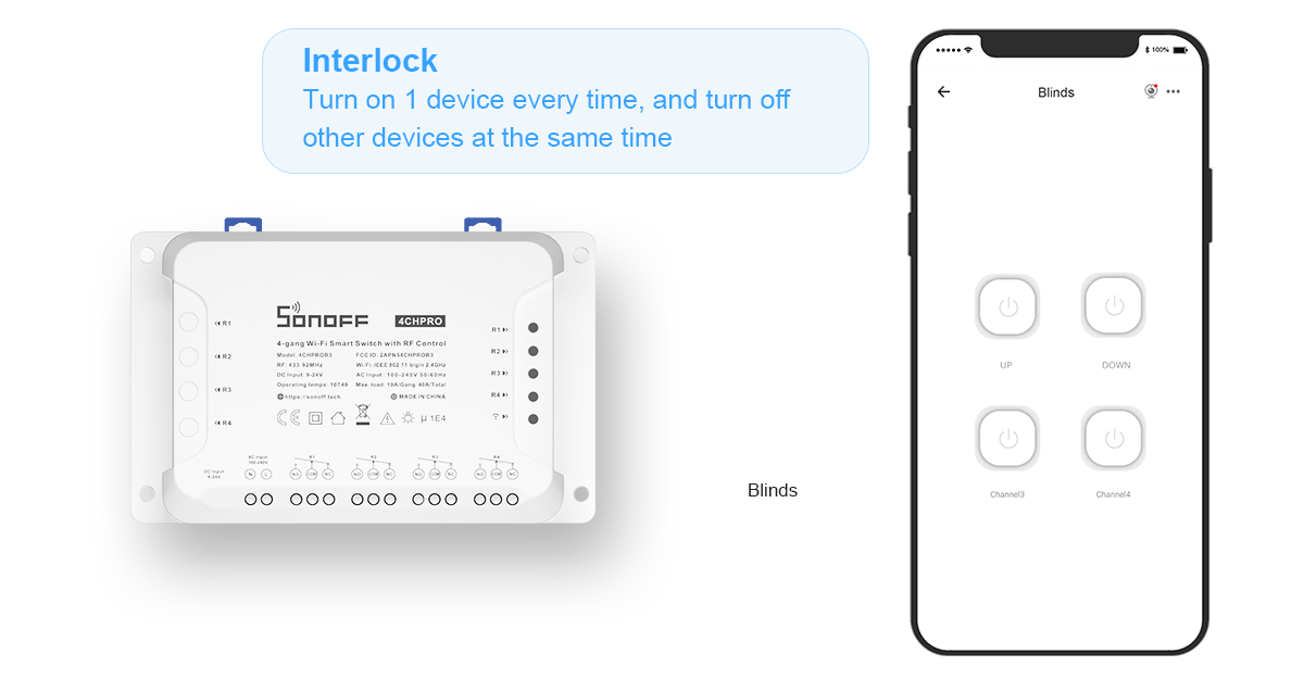 Sonoff 4CH Pro R3 WiFi Smart Switch